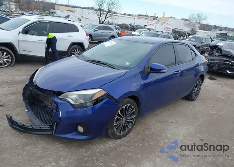 2015 Toyota Corolla S Plus from USA, damaged, VIN 2T1BURHE3FC432369